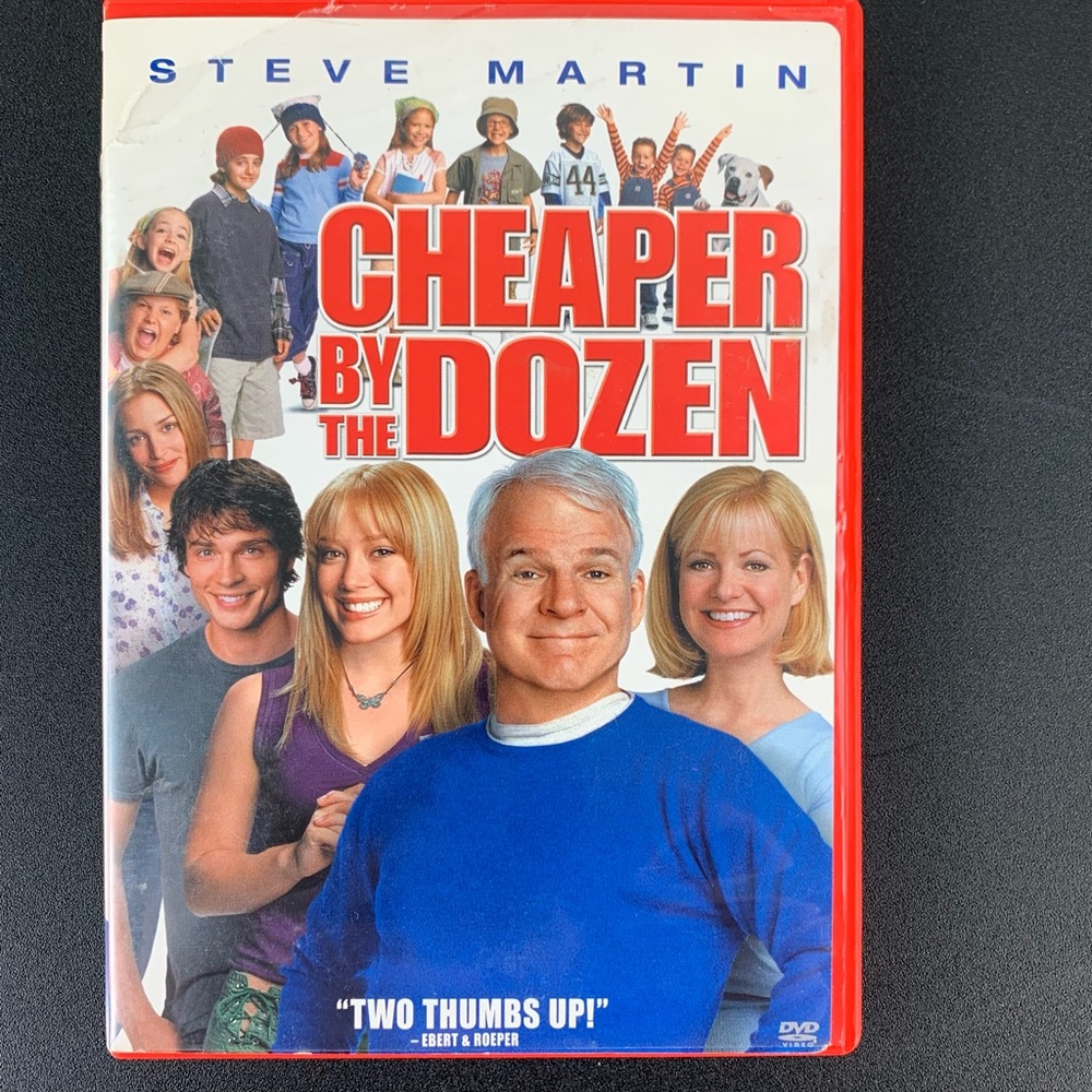Cheaper by the Dozen DVD.